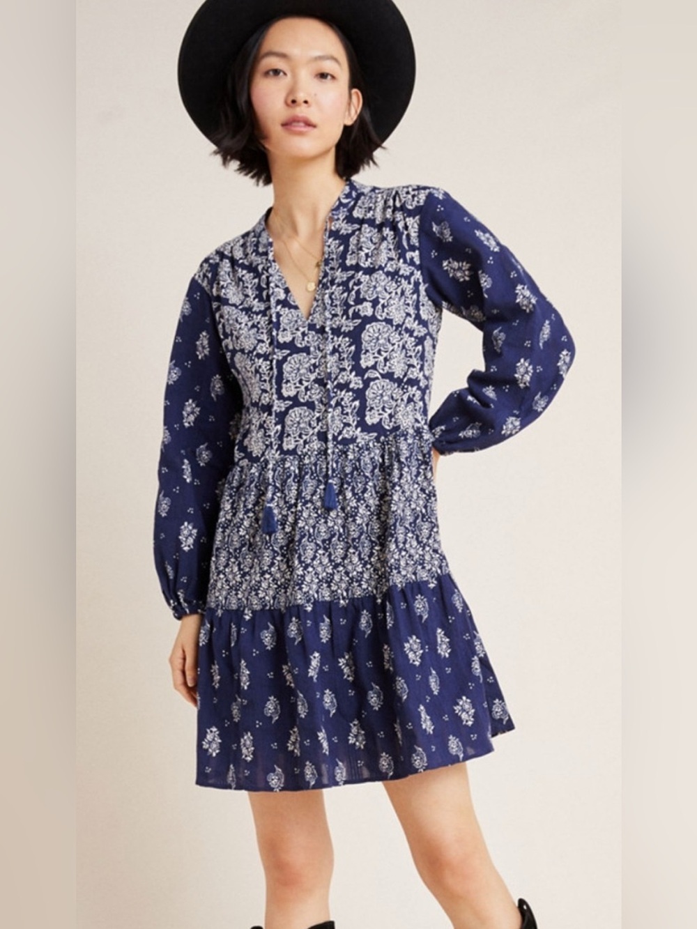 Anthropologie Maeve Carlita Tiered Tunic